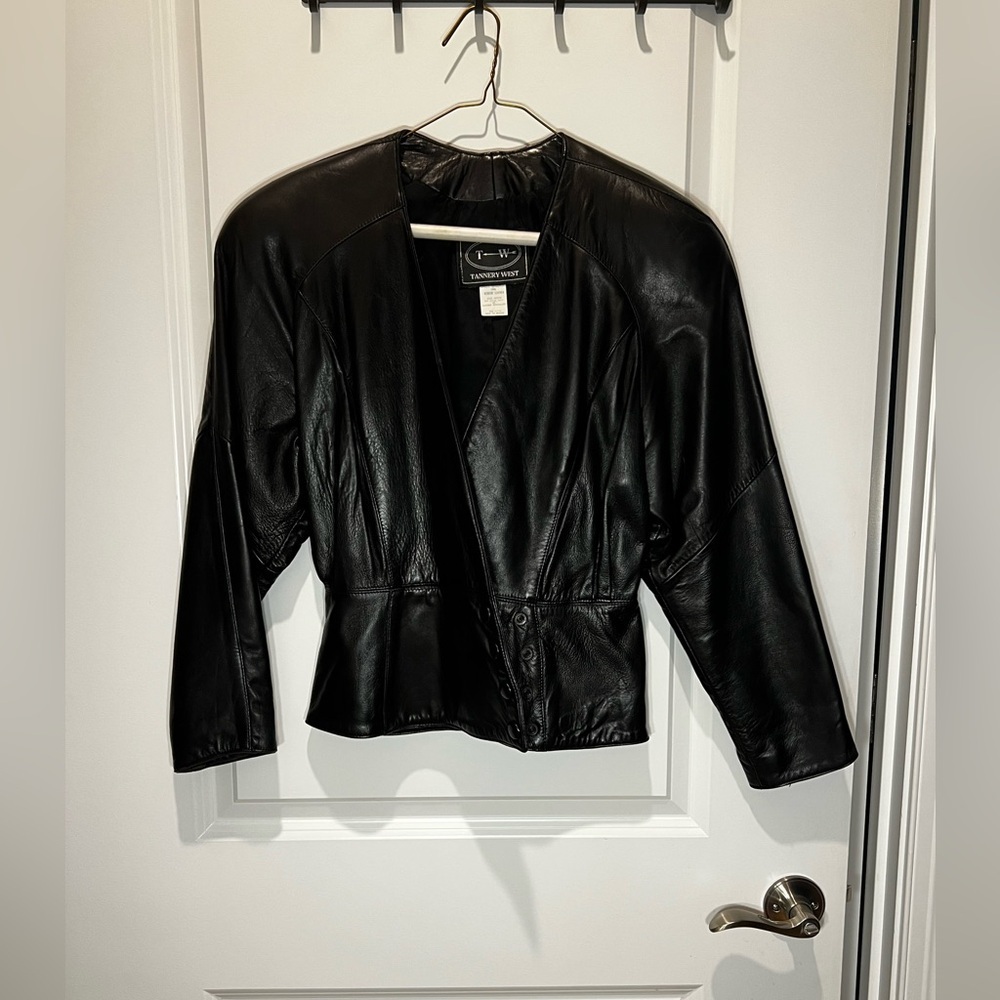Tannery West Women’s Genuine Leather Jacket Size Small